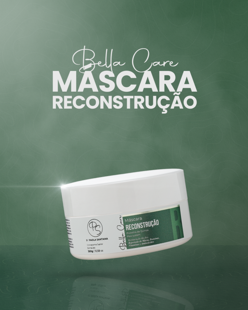 MASCARAS RECONSTRUÇAO BELLA CARE